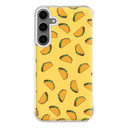 Tacos - Fast Food Patterns Phone Case for Galaxy S24FE