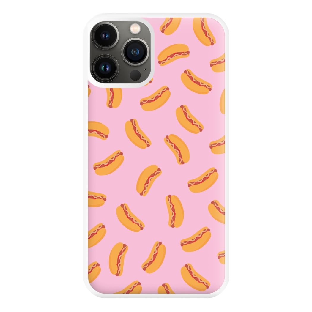 Hot Dogs - Fast Food Patterns Phone Case for iPhone 13 Pro Max