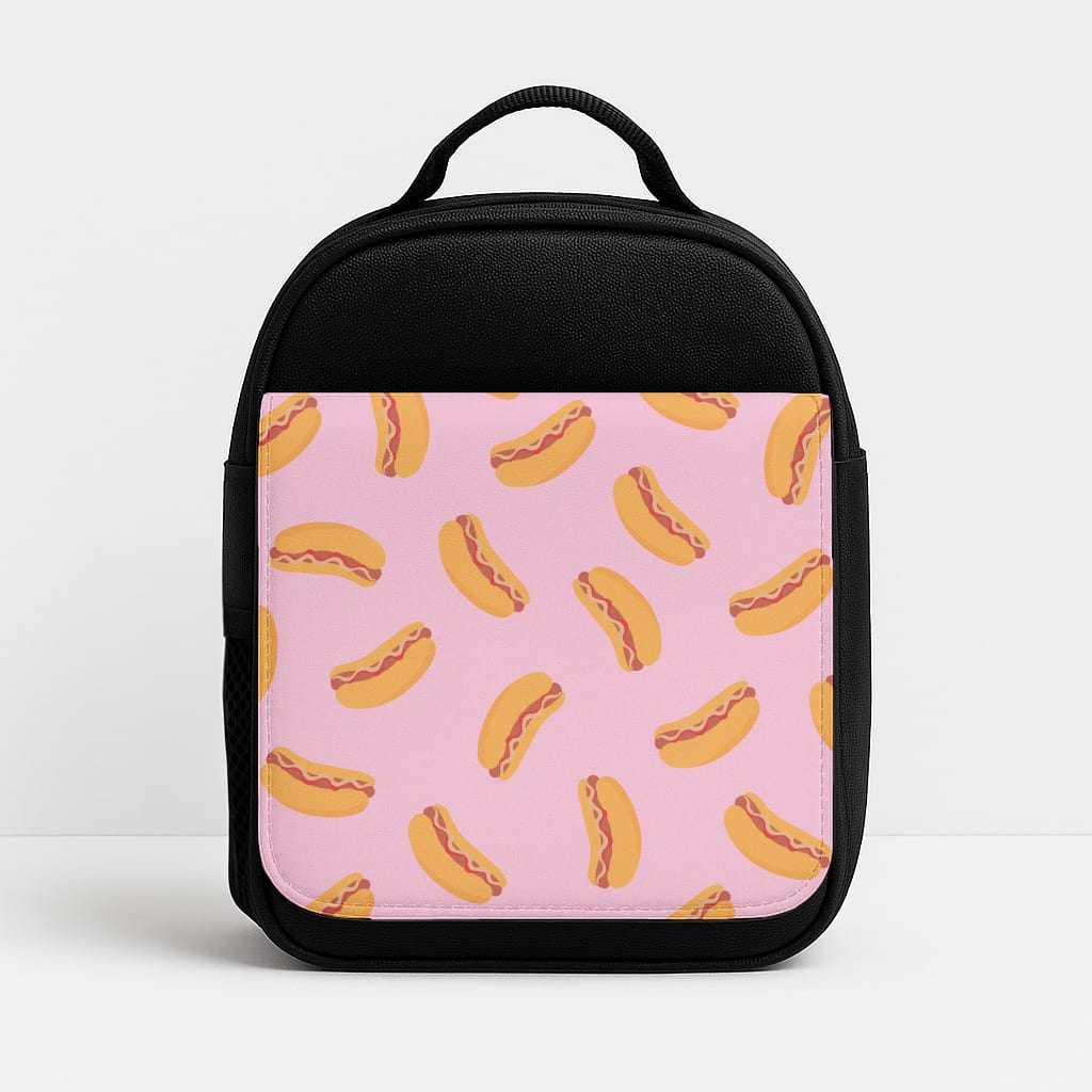 Hot Dogs - Fast Food Patterns Insulated Lunchbox