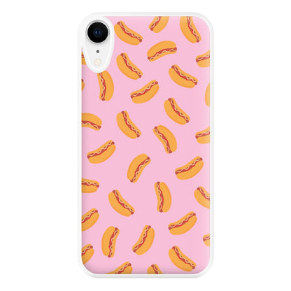 Hot Dogs - Fast Food Patterns Phone Case for iPhone XR