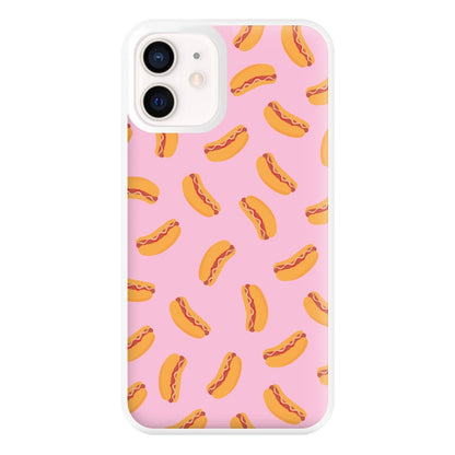 Hot Dogs - Fast Food Patterns Phone Case for iPhone 12 Mini