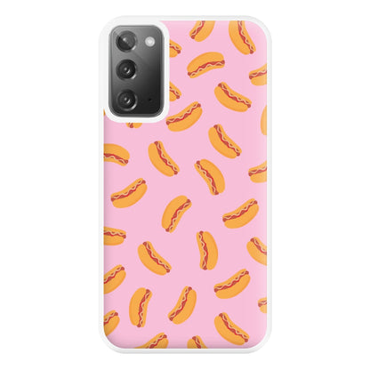 Hot Dogs - Fast Food Patterns Phone Case for Galaxy Note 20 Ultra