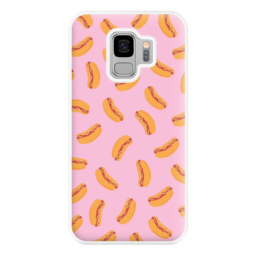 Hot Dogs - Fast Food Patterns Phone Case for Galaxy S9 Plus