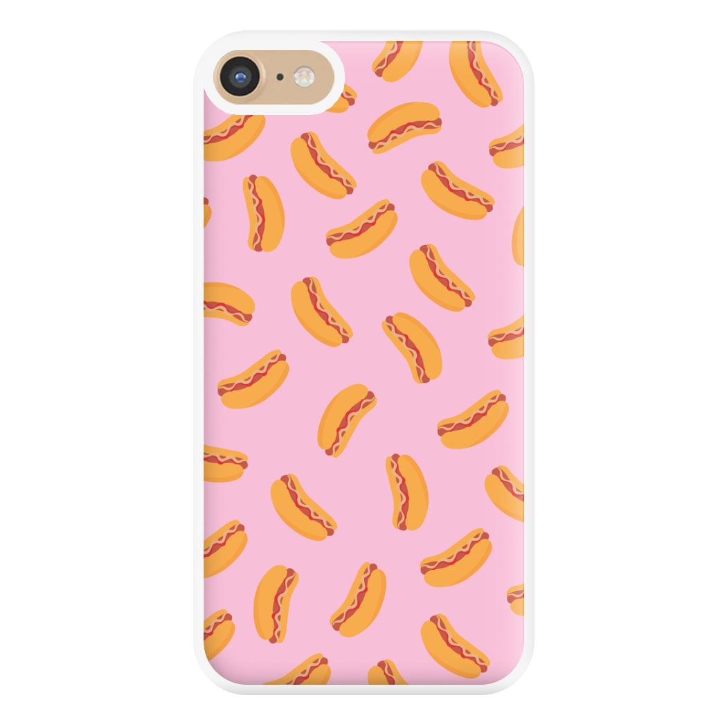 Hot Dogs - Fast Food Patterns Phone Case for iPhone 6 / 7 / 8 / SE