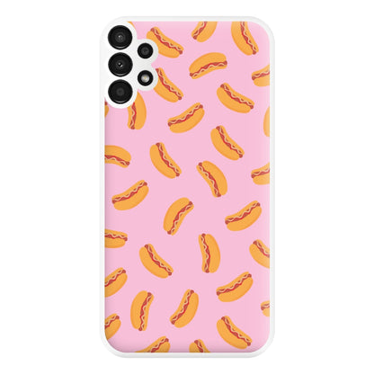 Hot Dogs - Fast Food Patterns Phone Case for Galaxy A13