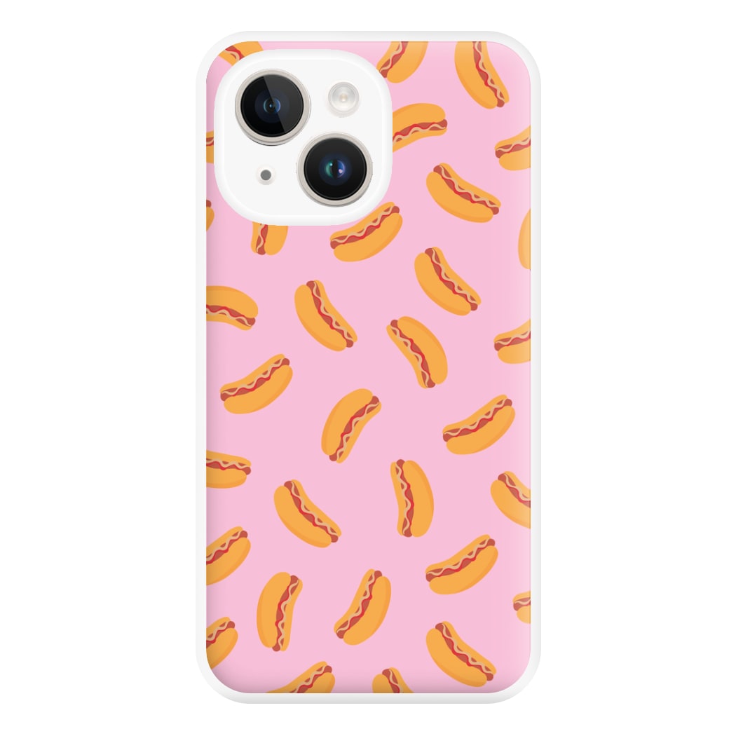 Hot Dogs - Fast Food Patterns Phone Case for iPhone 14 Plus