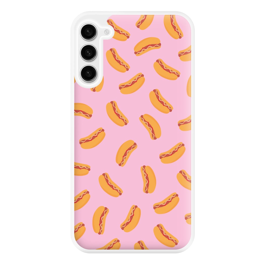 Hot Dogs - Fast Food Patterns Phone Case for Galaxy S23FE