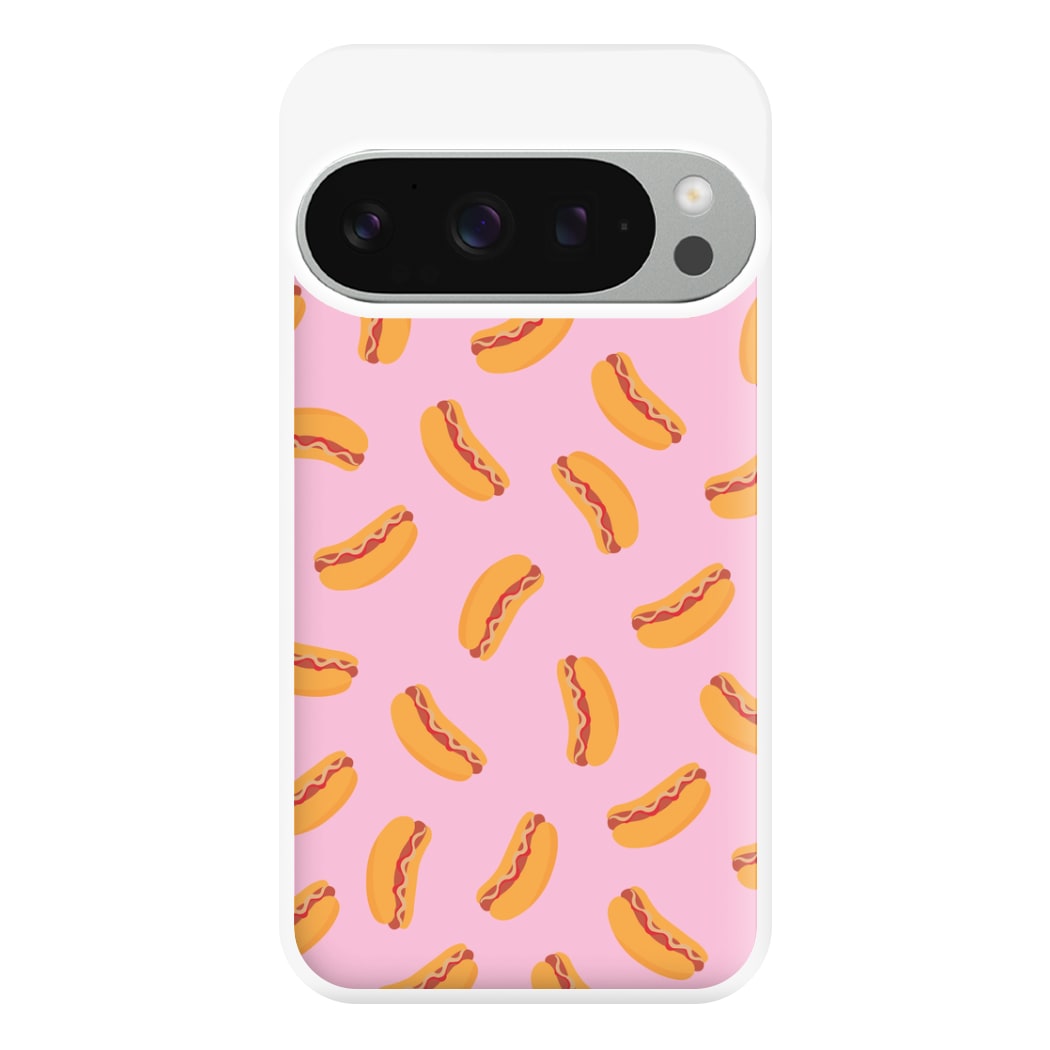 Hot Dogs - Fast Food Patterns Phone Case for Google Pixel 9 Pro XL