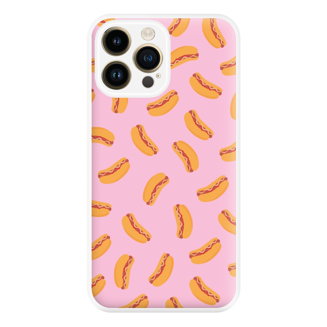 Hot Dogs - Fast Food Patterns Phone Case for iPhone 14 Pro Max