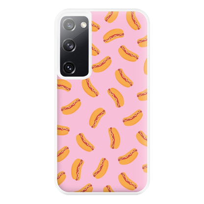 Hot Dogs - Fast Food Patterns Phone Case for Galaxy S20