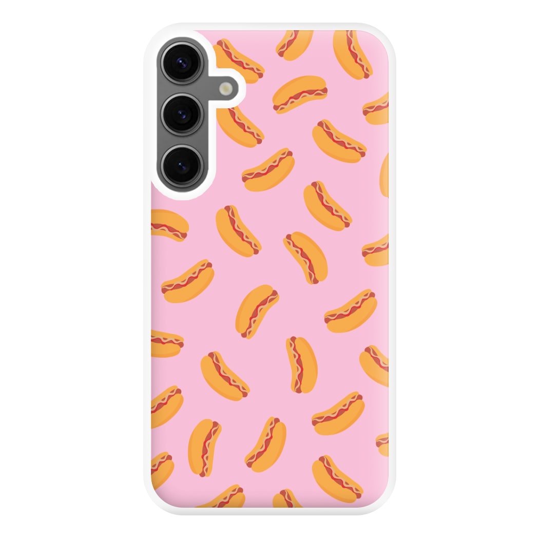 Hot Dogs - Fast Food Patterns Phone Case for Galaxy S24FE