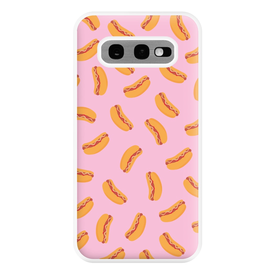 Hot Dogs - Fast Food Patterns Phone Case for Galaxy S10e