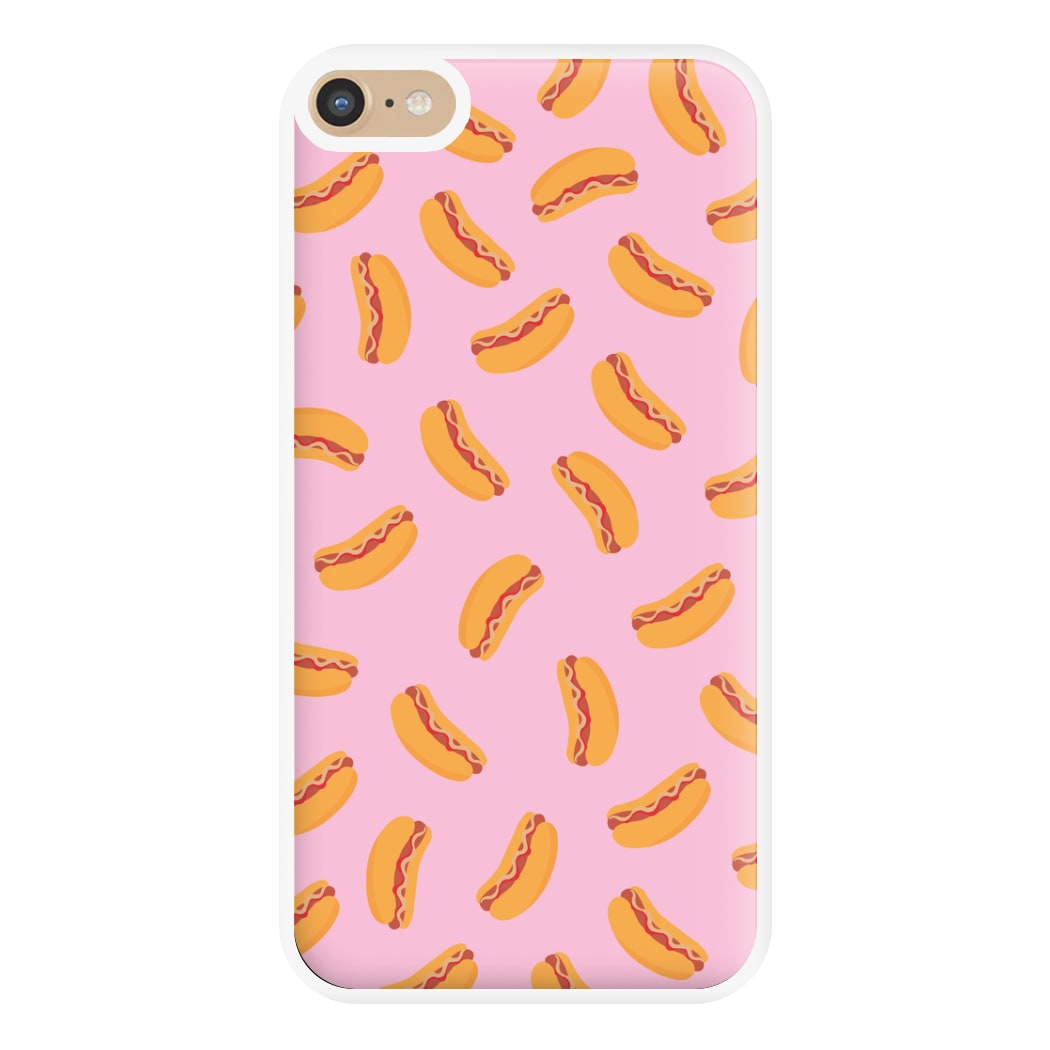 Hot Dogs - Fast Food Patterns Phone Case for iPhone 6 Plus / 7 Plus / 8 Plus