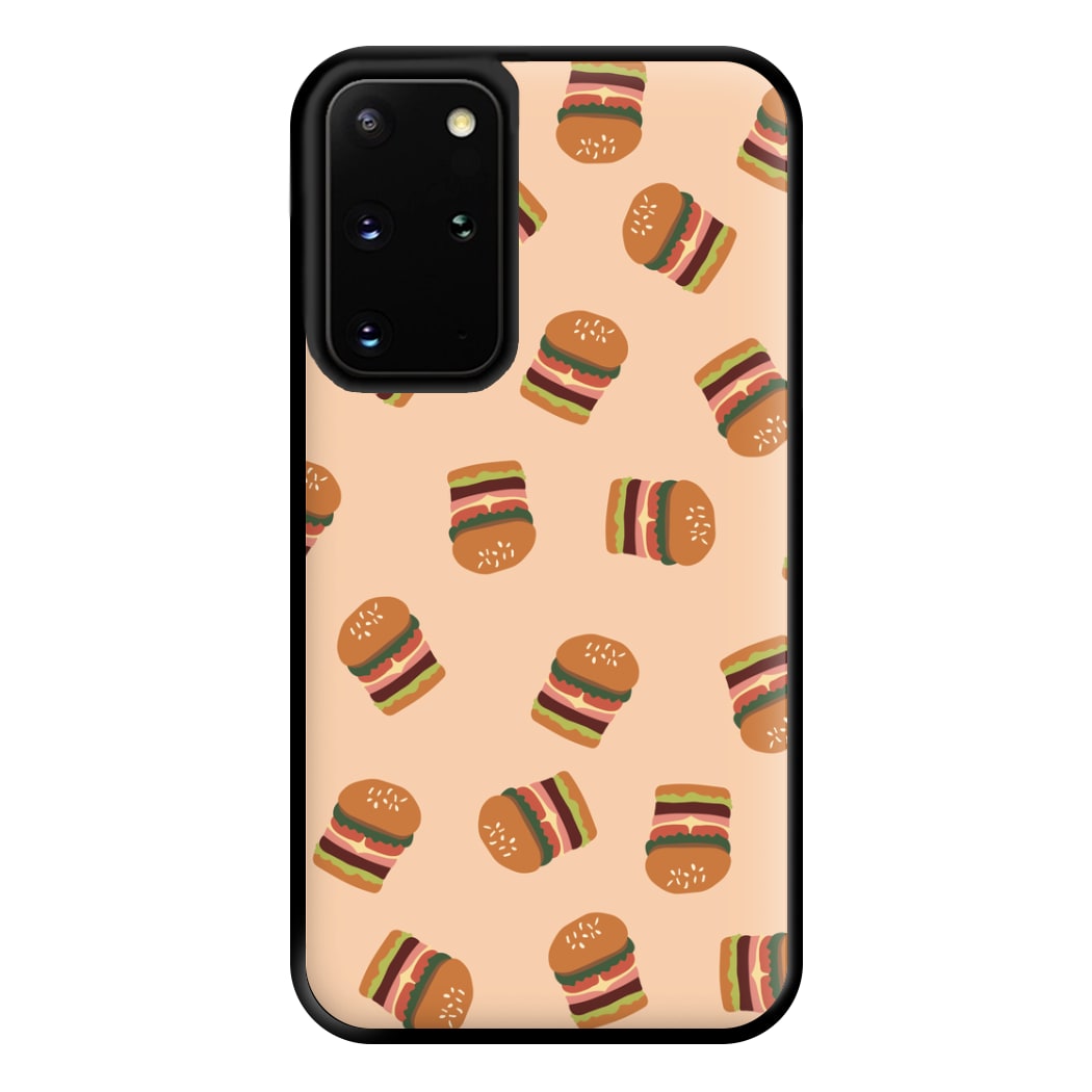 Burgers - Fast Food Patterns Phone Case for Galaxy S20 Plus