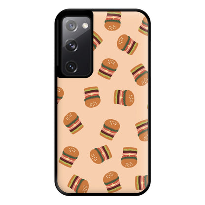 Burgers - Fast Food Patterns Phone Case for Galaxy S20FE