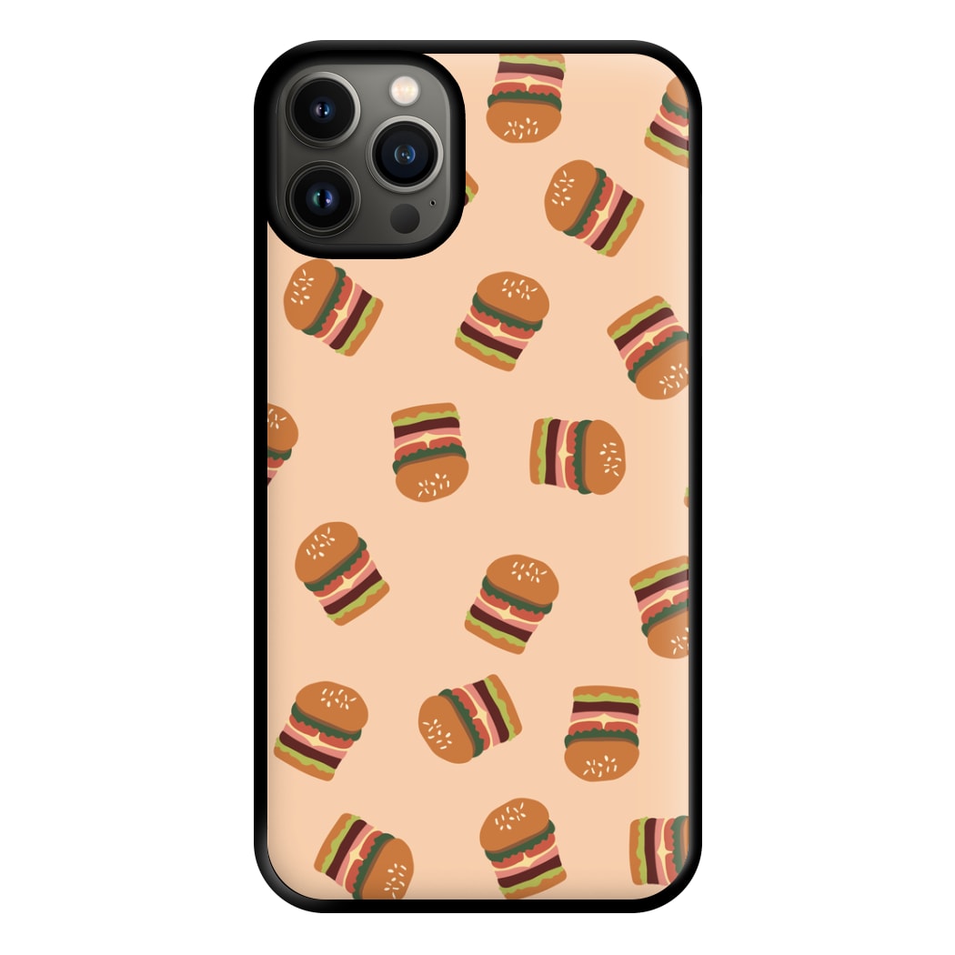 Burgers - Fast Food Patterns Phone Case for iPhone 13