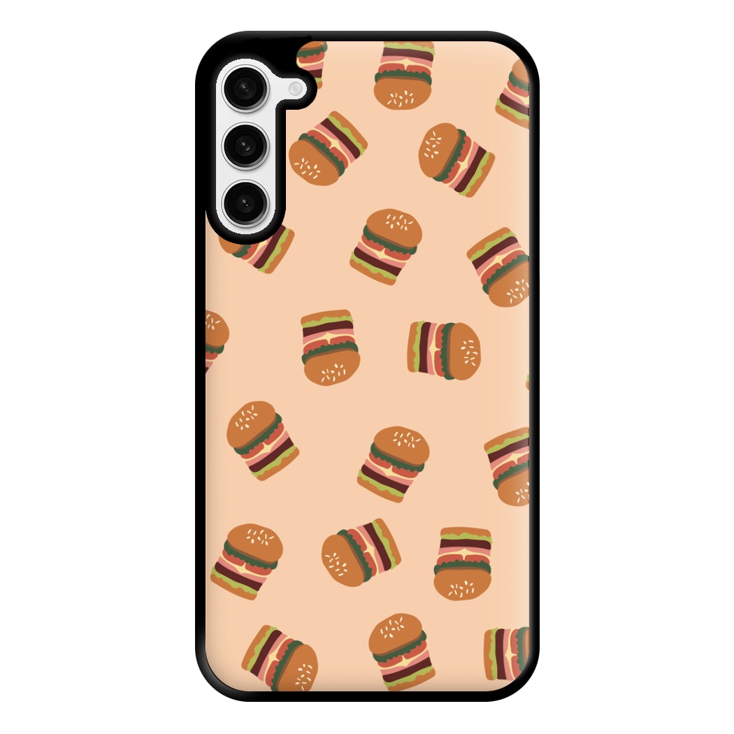 Burgers - Fast Food Patterns Phone Case for Galaxy S23 Plus