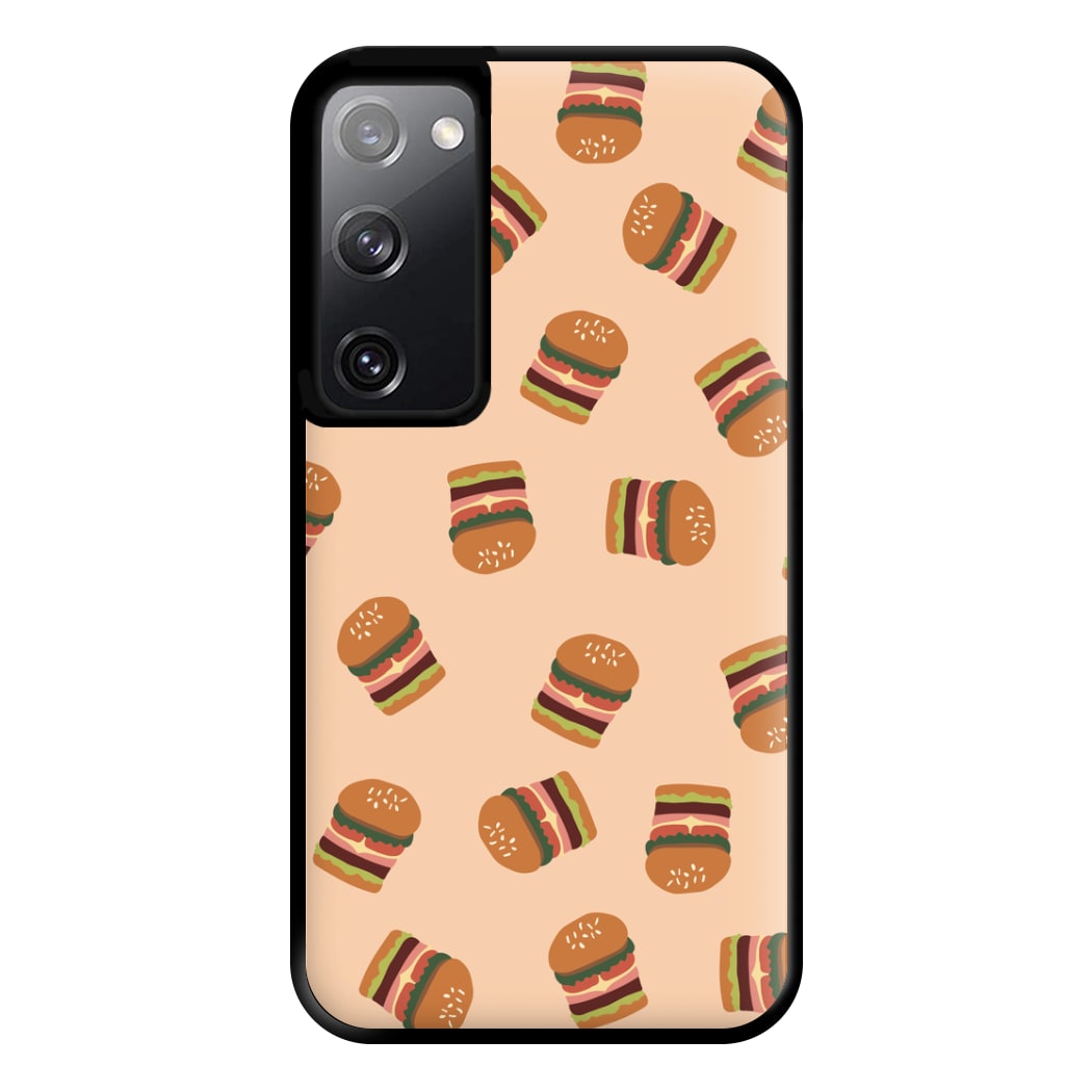 Burgers - Fast Food Patterns Phone Case for Galaxy S20