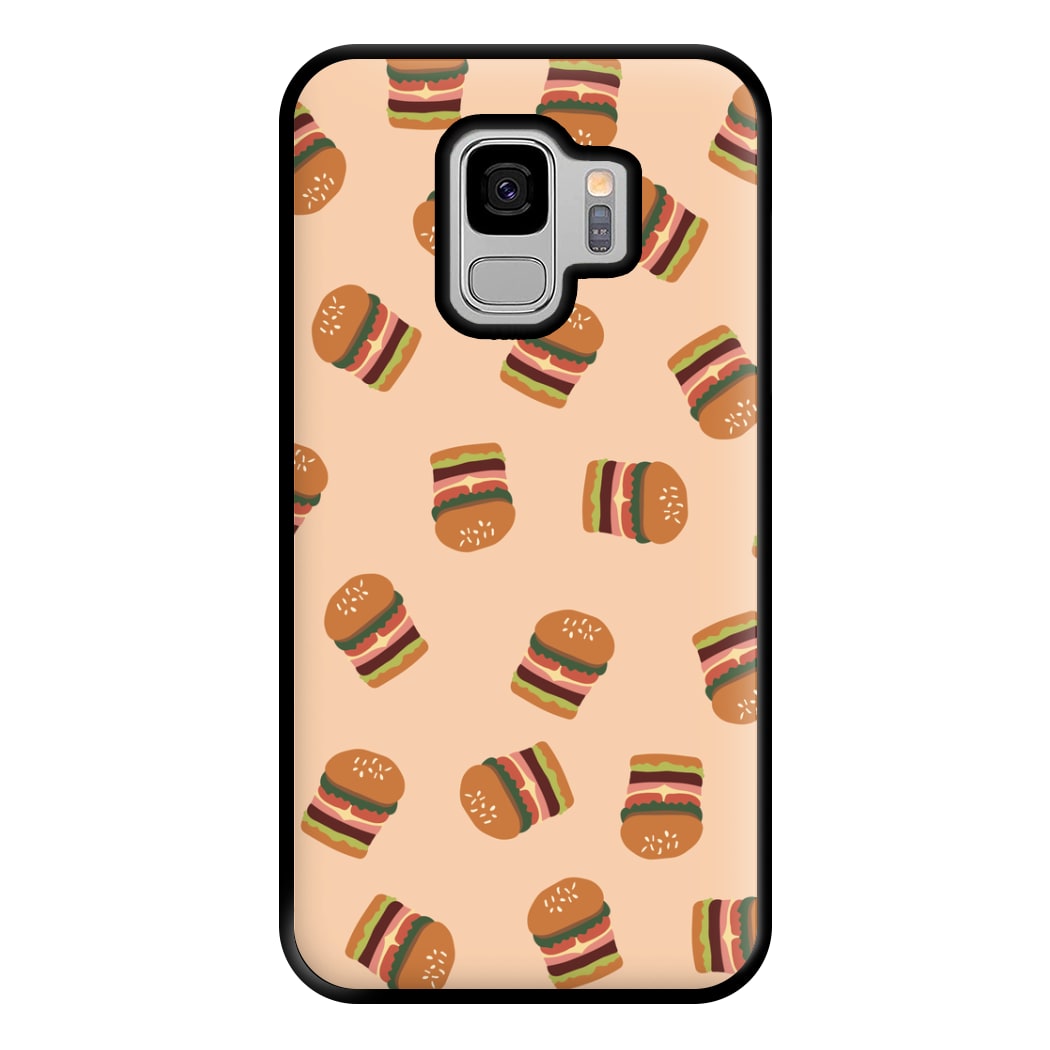 Burgers - Fast Food Patterns Phone Case for Galaxy S9 Plus