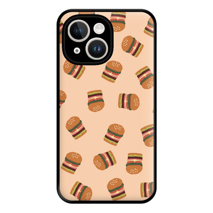 Burgers - Fast Food Patterns Phone Case for iPhone 14 Plus