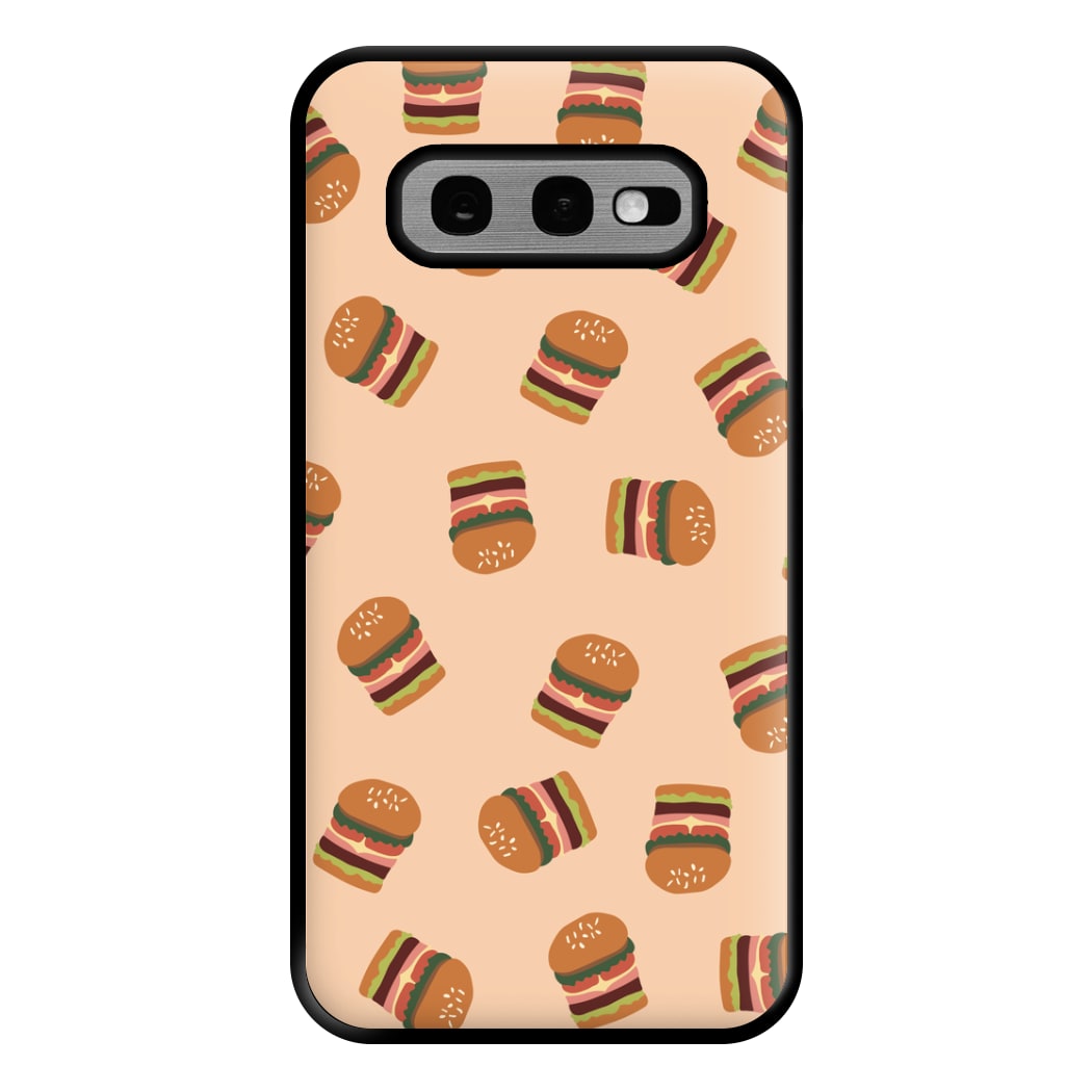 Burgers - Fast Food Patterns Phone Case for Galaxy S10e