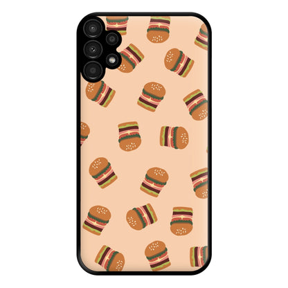 Burgers - Fast Food Patterns Phone Case for Galaxy A13