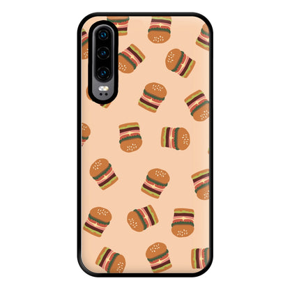 Burgers - Fast Food Patterns Phone Case for Huawei P30