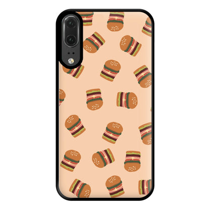 Burgers - Fast Food Patterns Phone Case for Huawei P20