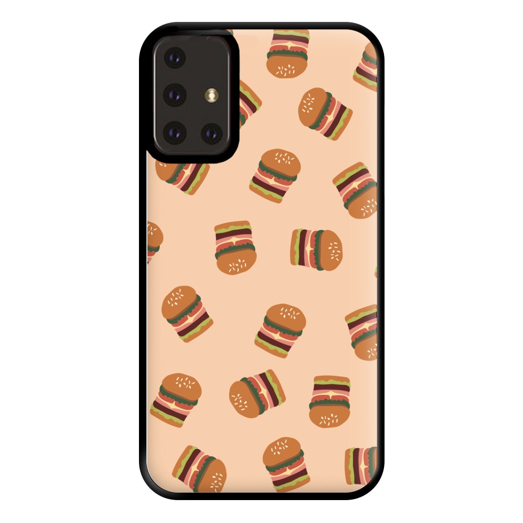 Burgers - Fast Food Patterns Phone Case for Galaxy A71