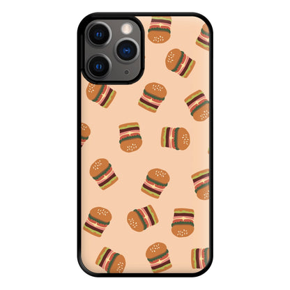 Burgers - Fast Food Patterns Phone Case for iPhone 12 Pro Max