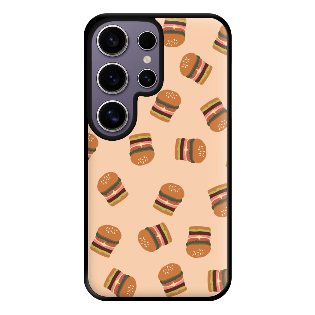 Burgers - Fast Food Patterns Phone Case for Galaxy S25 Ultra