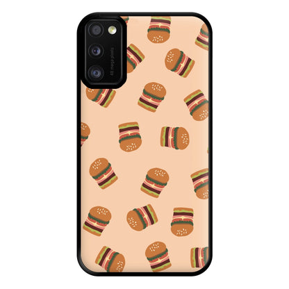 Burgers - Fast Food Patterns Phone Case for Galaxy A41