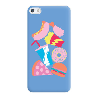 All The Foods - Fast Food Patterns Phone Case for iPhone 5 / 5s / SE 2016