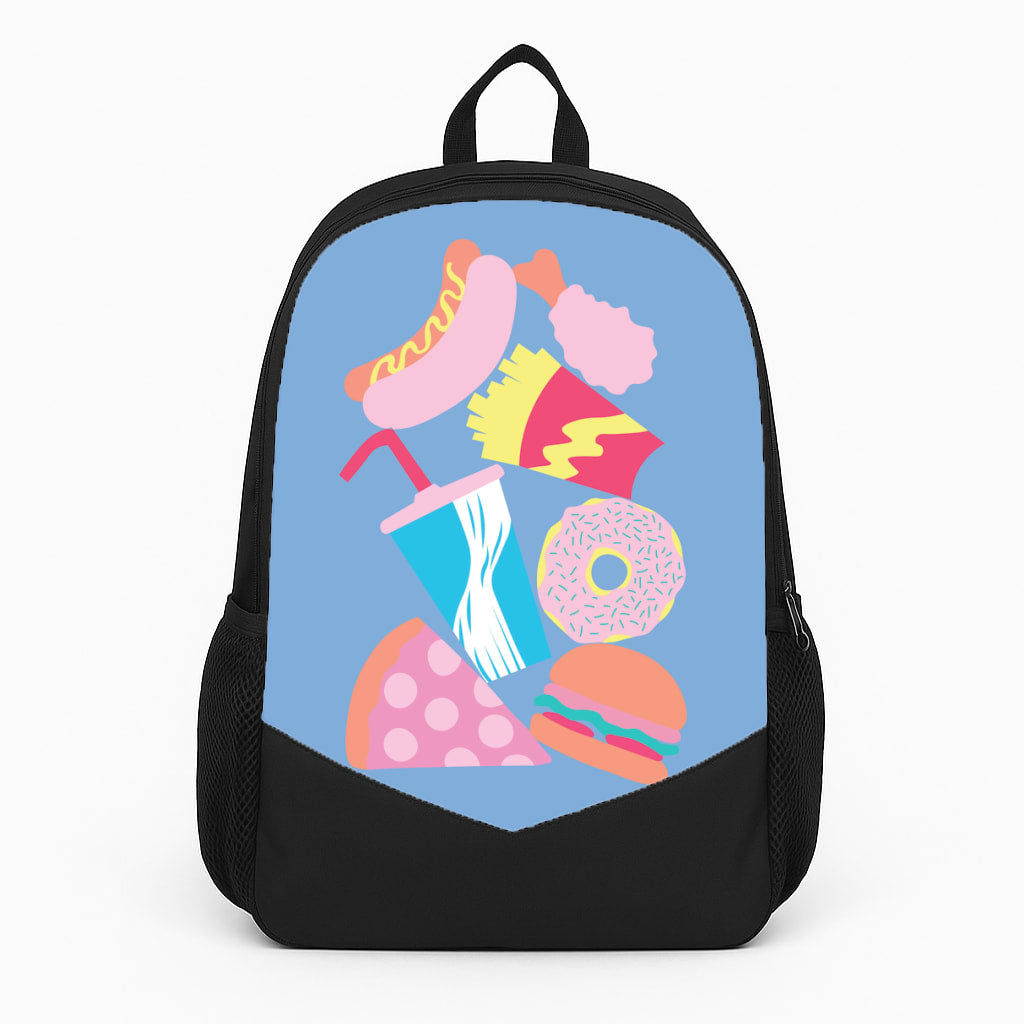 All The Foods - Fast Food Patterns Backpack
