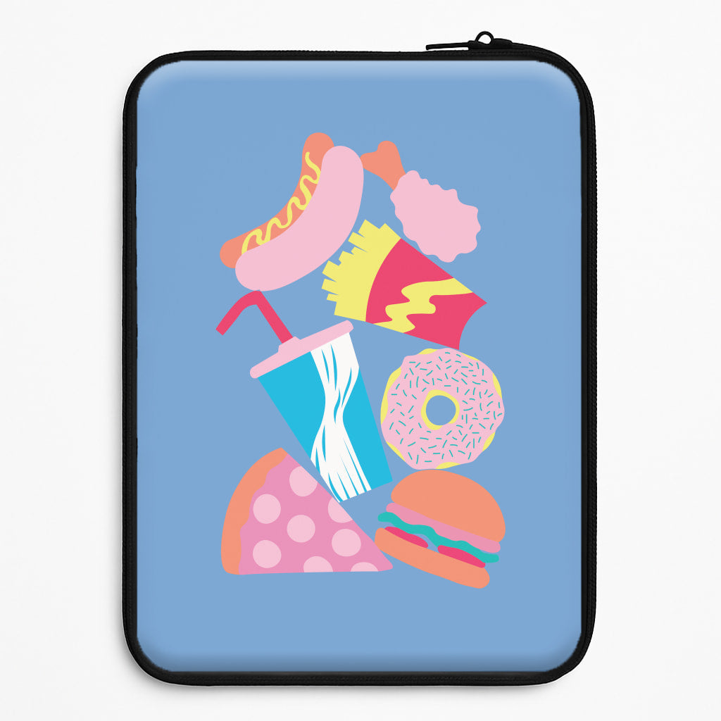 All The Foods - Fast Food Patterns Universal Laptop Sleeve