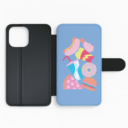 All The Foods - Fast Food Patterns Flip Phone Case