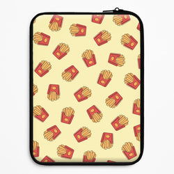 Fries - Fast Food Patterns Laptop Sleeve