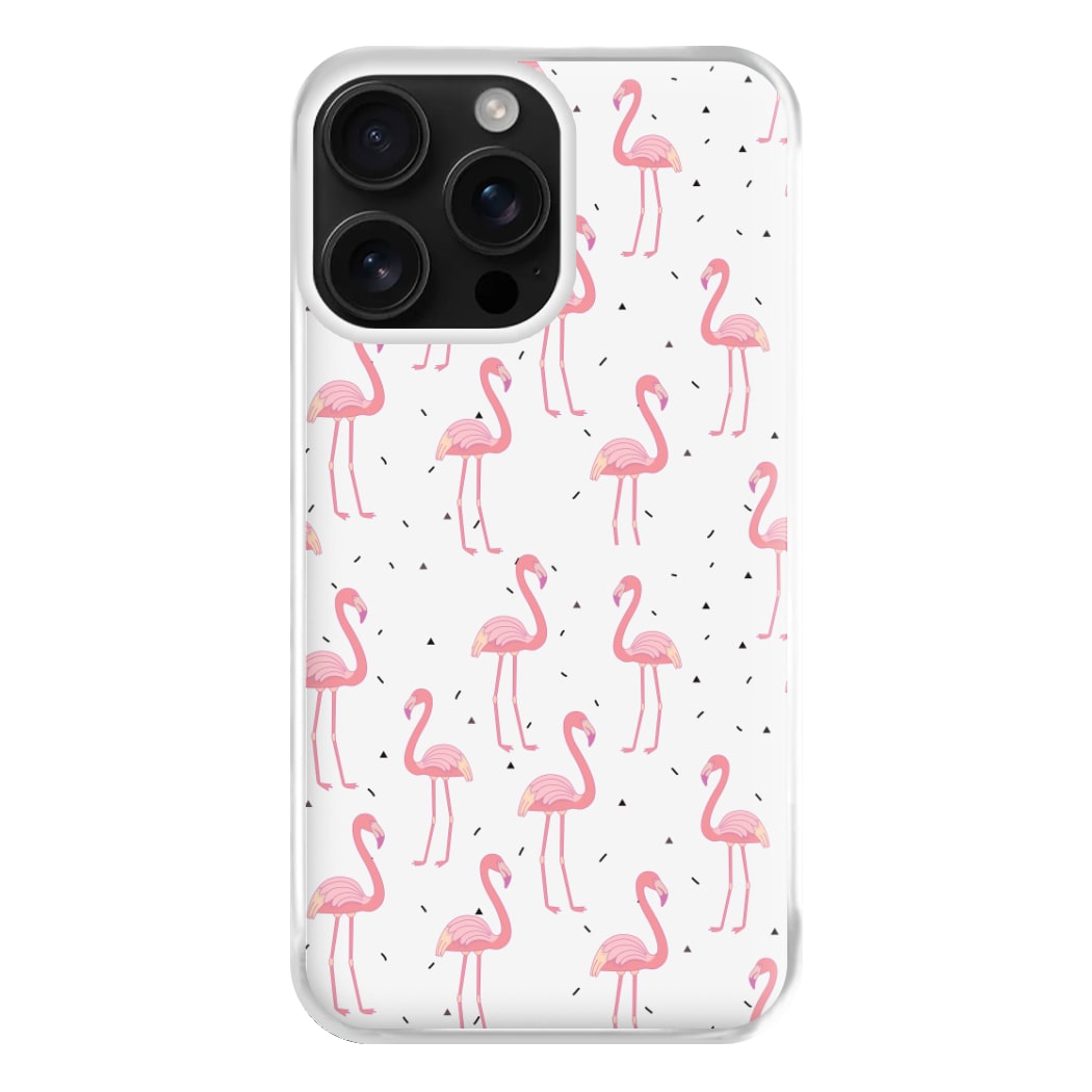 Pink Flamingo Pattern Phone Case