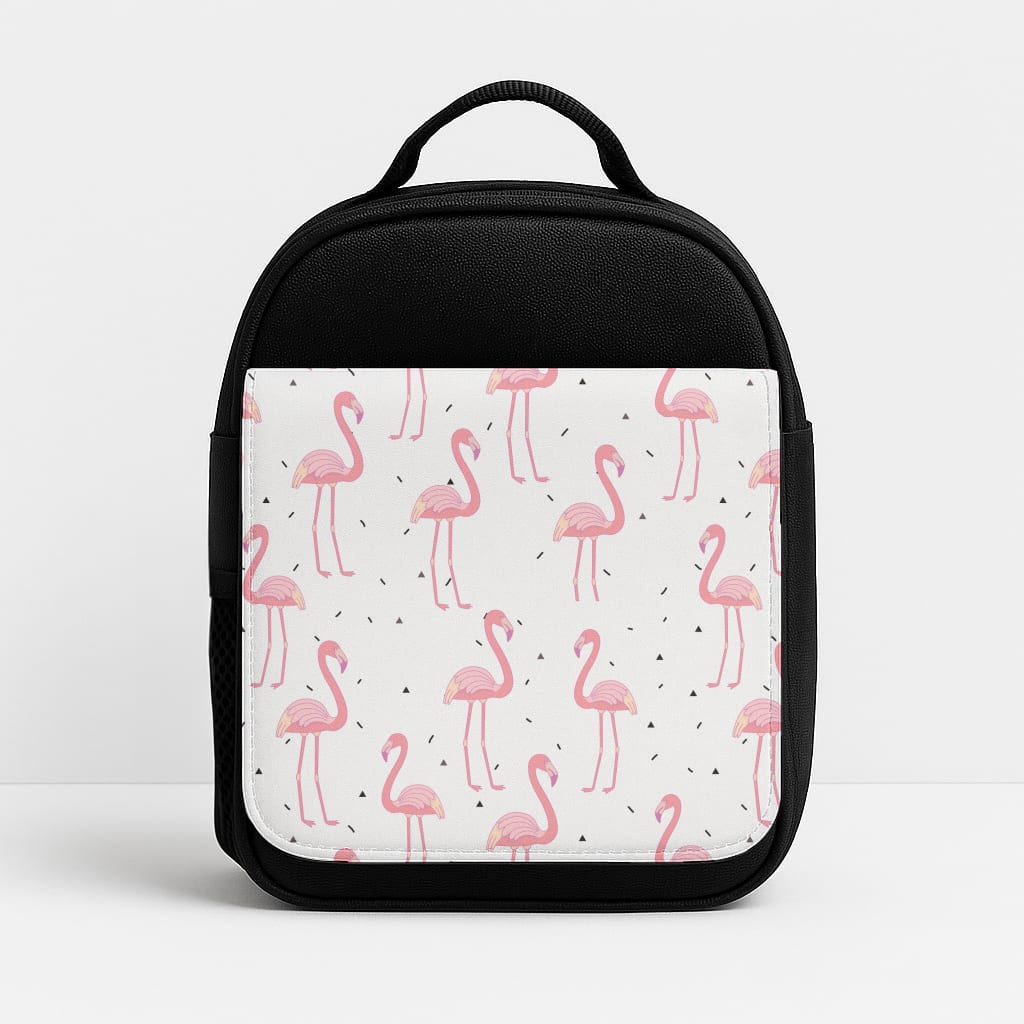 Pink Flamingo Pattern Insulated Lunchbox