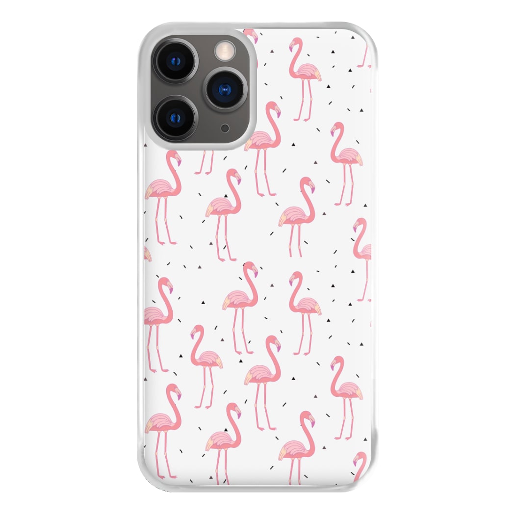 Pink Flamingo Pattern Phone Case for iPhone 12 Pro Max