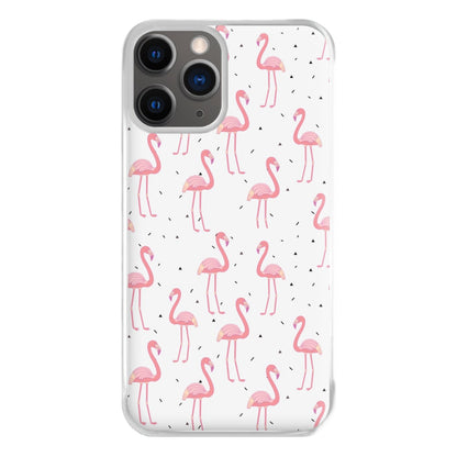 Pink Flamingo Pattern Phone Case for iPhone 12 Pro Max