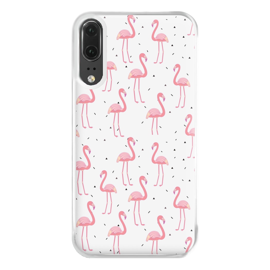 Pink Flamingo Pattern Phone Case for Huawei P20