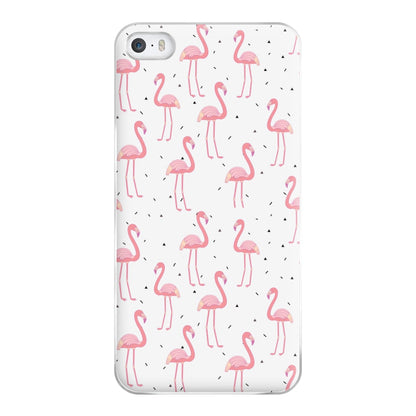 Pink Flamingo Pattern Phone Case for iPhone 5 / 5s / SE 2016