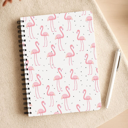 Pink Flamingo Pattern Notepad