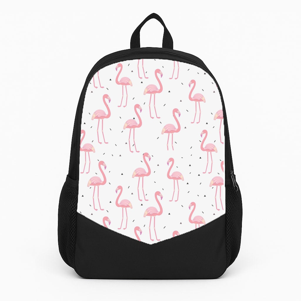 Pink Flamingo Pattern Backpack