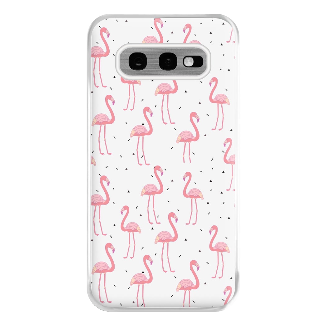 Pink Flamingo Pattern Phone Case for Galaxy S10e