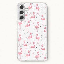 Pink Flamingo Pattern Phone Case for Galaxy A57