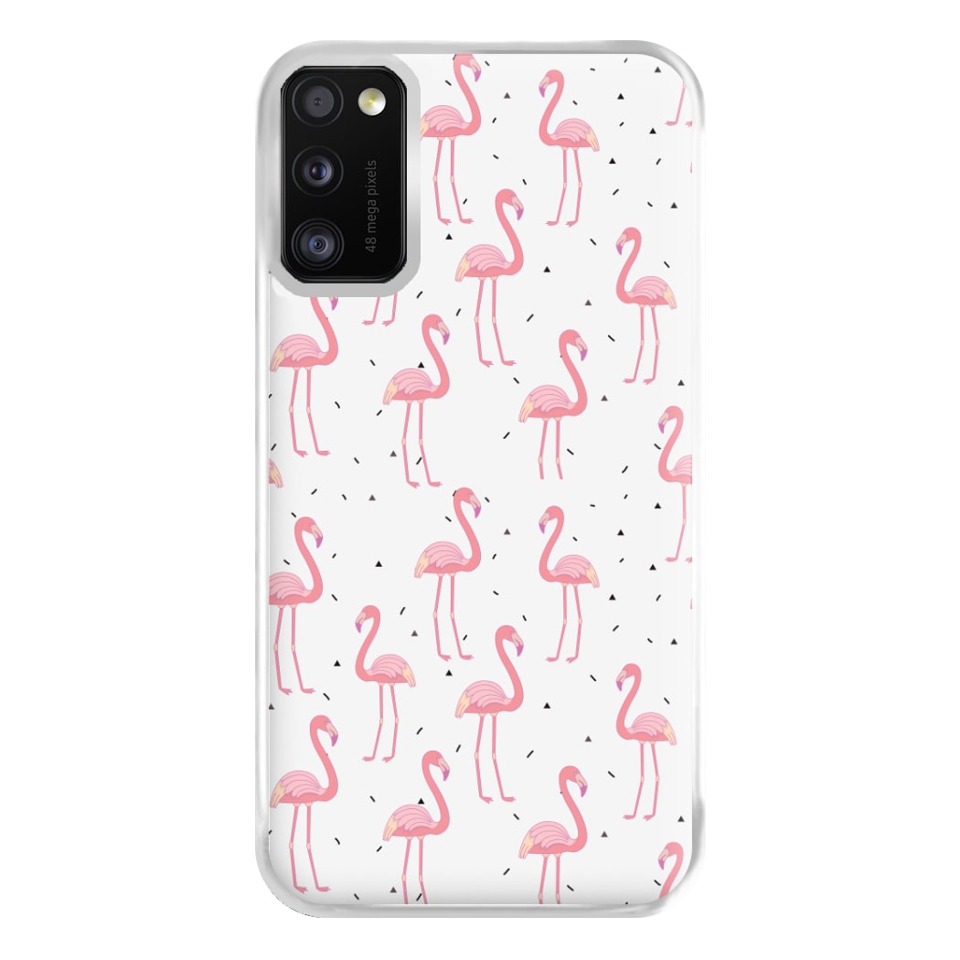 Pink Flamingo Pattern Phone Case for Galaxy A41