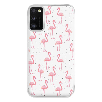 Pink Flamingo Pattern Phone Case for Galaxy A41