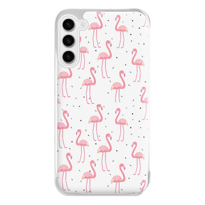 Pink Flamingo Pattern Phone Case for Galaxy S23FE